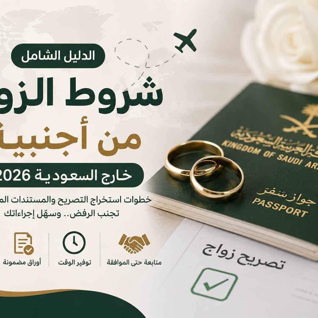 شروط الزواج من أجنبية خارج السعودية